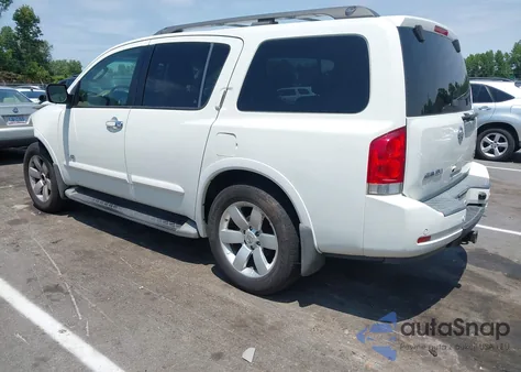 2008 Nissan Armada Le z USA, uszkodzony, nr VIN 5N1AA08C88N628754